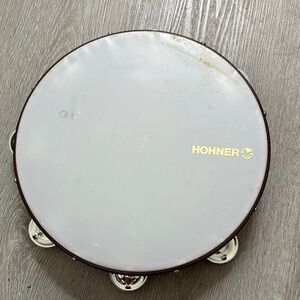Hohner Tambourine with Silver Jingles